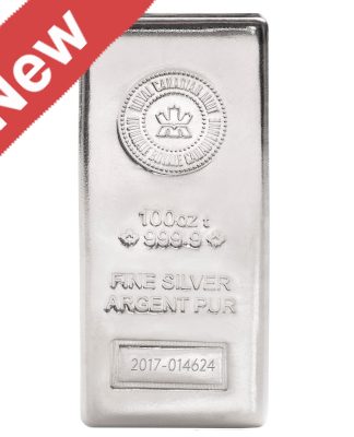 100oz RCM Silver Bar