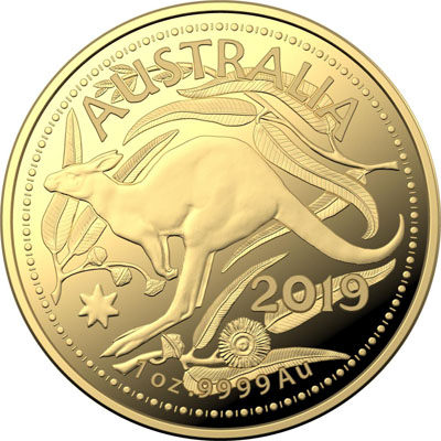 1oz Australian Kangaroo Gold Coin