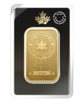 1oz Royal Canadian Mint Gold Bar