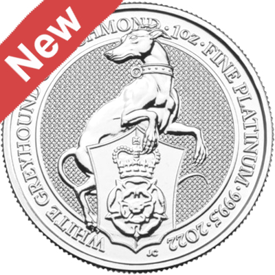 1oz UK Greyhound Platinum Coin