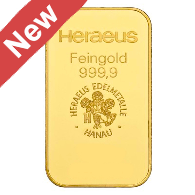 1oz Heraeus Gold Bar