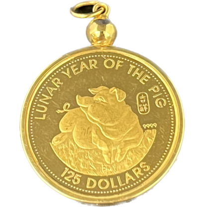 Gold Perth Mint Pig 8g coin