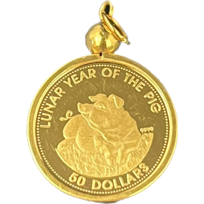 Gold Perth Mint Pig 3g coin